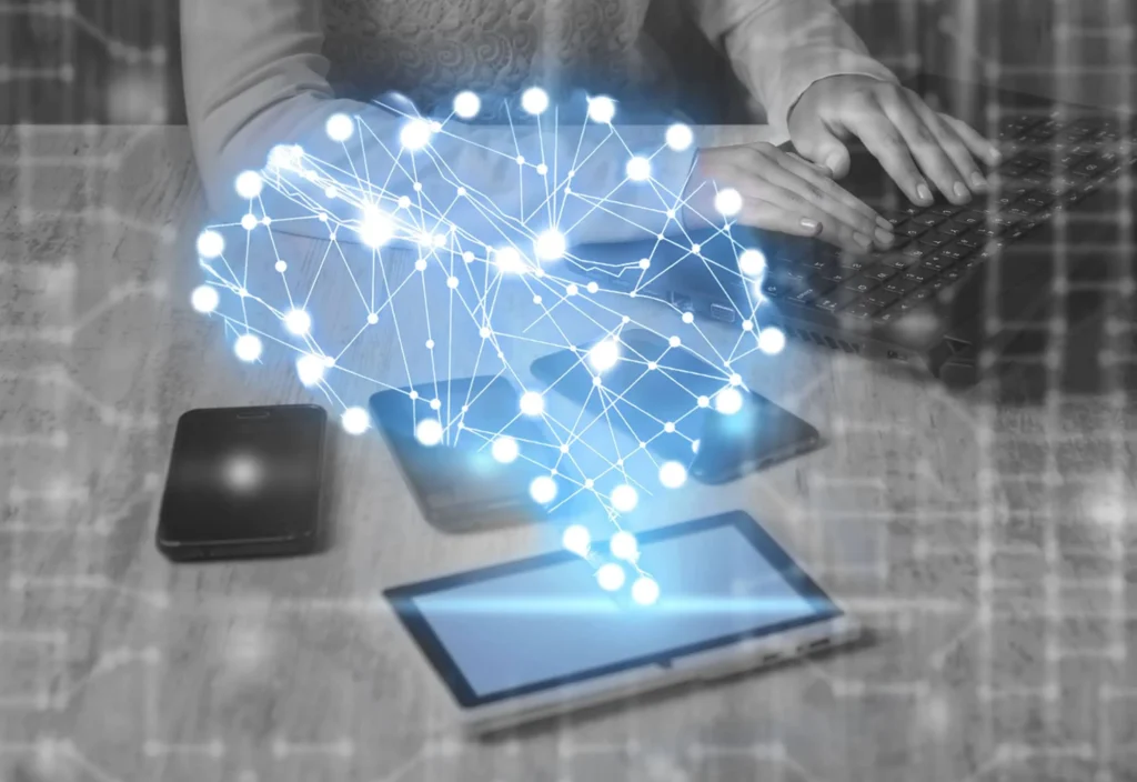 Device mit technischer Cloud
